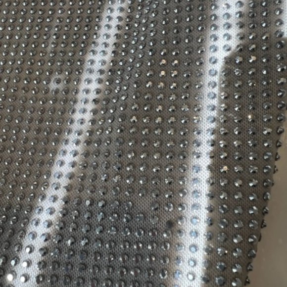 Zara Silver One-Shoulder Bodysuit - Picture 6 of 6